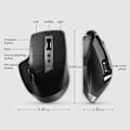 Pikkukuva 2 / 6: Monitila Ladattava Langaton Hiiri Ergonominen DPI Bluetooth hiiri
