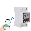 Miniatyrbild 1 av 6: WiFi Smart Earth Läckage Över Under spänning Protector Relä Enhet Switch Breaker