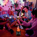 Miniatyrbilde 6 av 6: LED brann flamme effekt lys kunstig elektrisk flimmer bål lampe