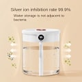 Miniatyrbild 5 av 7: 2L Dubbel Spray luftfuktare Atomizer Usb Large Capacity Hem Mute Sovrum Kontor Natt Ljus Digital Display Luftare