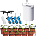 Miniatyrbillede 1 af 9: 12 Pumpe Automatisk Plante Blomst Vanding Pumpe Hjem Sprinkler Dryp Vanding Enhed Pumpe Timer System Kit Have Værktøj
