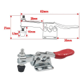 Miniatyrbild 5 av 6: 4 st Horisontal Toggle Clamp Quick-Release Toggle Clamps Set