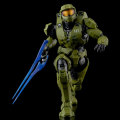 Miniatyrbillede 4 af 5: Halo Infinate Master Chief Action Figur Model Kit Desk Decocation Dukke Legetøj