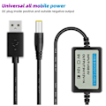 Pikkukuva 6 / 7: USB 5V 12V / 5V 9V DC kaapeli Step up sovitin kaapeli WiFi reitittimeen valo lämmitys allas 5V mini kaiutin tehosteella