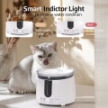 Miniatyrbild 3 av 6: Katt vatten fontän med trådlös pump husdjur vatten fontän för katter inne automatisk smart fontän