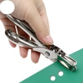 Miniatyrbillede 2 af 8: Enkelt Hul Puncher Metal 6mm Pore Diameter Punch Tang Hånd Papir Scrapbooking Punches