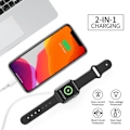Miniatyrbilde 5 av 7: Kabel for Apple Watch Lader Serie 7 8 6 5 SE 4 3 1 USB Rask Bærbar Ladestasjon for iphone 14 13 12  11 pro pluss 10 9