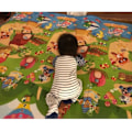 Miniatyrbillede 7 af 7: Baby Lege måtte Dobbelt sidet Print Børne Tæppe Uddannelseslegetøj til børn Crawling Tæppe