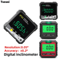 Miniatyrbillede 5 af 7: Digital Niveau Protractor Inklinometer Magnetisk Base Digital Angle Gauge med baggrundslys Niveau Tester Måleværktøjer