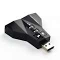 Pikkukuva 3 / 4: 7.1 USB ääni kortti ulkoinen USB ääni kaksoissovitin USB liitäntä 3,5 mm kuuloke mikrofoni
