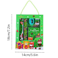 Miniatyrbild 7 av 10: Jul Skrivpapper Set Barn Tecknade Blyerts Suddgummi Linjal Memo Byddar Blyert Kniv Set