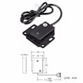 Miniatyrbild 3 av 6: Professionell Beröringsfri Tank Vätske Vatten Level Sensor