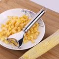 Miniatyrbillede 6 af 7: Rustfrit stål Majs skræller Majs Tærske Easy Peel Majs Tærske Majs Knive Peeler Køkken Frugt og grøntsager værktøj