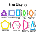 Miniatyrbild 6 av 10: Barn Big Size Plus Magnetisk Byggnadsblock för Barn Designer Konstruktör Set leksaker