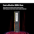 Miniatyrbillede 4 af 6: Intel Ram Memory DDR4 8GB 2666MHz RAM Pin Desktop Ram