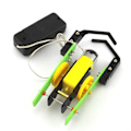 Miniatyrbillede 5 af 5: DIY Wire Control Climb Robot Håndlavet Legetøj Fysisk Gizmo Bygge Klodse Kits Solar Energi Samlet Legetøj