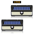 Pikkukuva 9 / 9: aurinko LED valo ulko puutarha sisustus 190led valot 4 työtila IP65 vedenpitävä aurinko liike anturi
