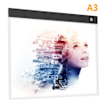 Miniatyrbillede 2 af 7: A3 LED Lys Pad til Diamant Maling Translucent Tegning Tavle USB Powered Digital Grafik Tablet til Kunst Animation Sketching