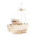 Miniatyrbild 5 av 6: Trä Skepp Modell Kit Segelbåt Fiske Båt Byggnad 3D Pussel Montering Trä Gör-det-själv Mekanisk leksak