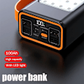 Miniatyrbillede 3 af 4: Bedste kvalitet PowerBank 200000mAh Tovejs 120W Hurtig Opladning Powerbank Bærbar Oplader Type-C  til IPhone 14 13 W/ LED Lys Eksternt Batteri