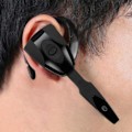 Pikkukuva 7 / 7: Bluetooth kuulokkeet langaton handsfree yksi korvakoukku kuuloke painike silika geeli kuulokkeet mikrofonilla