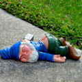Miniatyrbild 4 av 7: Roliga Gnome Ornament Harts Figuriner Stygg Trädgård Gnome