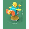 Miniatyrbild 5 av 5: Sug kopp Spinner Hög stol Baby Leksaker 6 12 Månader Roterande Skallra