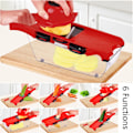 Miniatyrbild 2 av 7: Matlagning Verktyg Set Kök Pryl Grönsak Mandoline Skärare Multifunktions Rivjärn Frukt Skär 6 Klad Skärare
