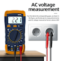 Miniatyrbillede 6 af 7: Digital Multimeter AC DC Spænding Diode Freguency Multimeter Strøm Tester