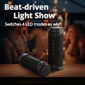 Pikkukuva 3 / 7: T7 kaiutin Bluetooth kaiutin 360 asteen surround ääni, Bluetooth 5,3, LED tilat, True langaton kaiutin