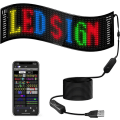 Pikkukuva 10 / 10: USB 5V Joustava Osoitava RGB Kuvio Graffiti Viertävä Teksti Animaatio Näyttö