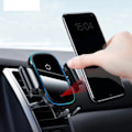 Pikkukuva 2 / 9: Auto Puhelin Pidin 15W QI Langaton Laturi iPhonelle 14 13 12 11 Xiaomi Auto Kiinnitys Infrapuna Nopea langaton lataus