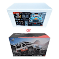 Miniatyrbilde 6 av 7: WPL RC Car 2.4G 4WD MN99S MN99-S RC Rock Crawler D90 Defender Pickup Fjernkontroll Kontroll Lastbil Leker