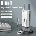 Miniatyrbillede 2 af 6: 8 in 1 Cleaning Kit Computer Tastatur Cleaner Brush Set Earphone Clean Pen For Airpods Pro Earbuds Cleaner Tools