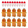 Miniatyrbilde 3 av 3: 10 stykker jule flasker jul pepperkaker mann flasker godteri krukker juice drikke flaske