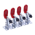 Miniatyrbillede 1 af 6: 4 stk Horizontal Toggle Clamp Quick-Release Toggle Clamps Set