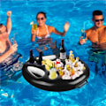 Miniatyrbild 4 av 4: Sommar Hav Hink Mugg Hållare Uppblåsbar Pool Strand Sim Lek Familj Fest Flytare Öl Dricka Bricka Kylare Bord Leksaks Tillbehör