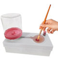 Miniatyrbillede 1 af 7: Maling Pensel Rinser Cleaner Makeup Brush Cleaner Multifunctional Machine Fresh Vand Cycle Rinser