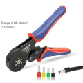 Miniatyrbillede 2 af 6: Terminal stik Sekskant Crimping Tang Large Size Ratchet El Værktøj