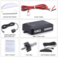 Miniatyrbillede 4 af 6: Bil Parktronic Parkering Sensor 4 Sensorer 22mm LED Baggrundslys Skærm Reverse Backup Radar Monitor