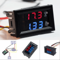 Miniatyrbilde 2 av 6: DC 100V 10A Voltmeter Amperemeter LED Detektor Digital Voltmeter Amperemeter Dobbel Digital Volt Amp Meter Måler