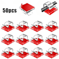 Miniatyrbild 7 av 7: 50 bitar kabel organisator klämmor kabel ledning ledning hanterare sladd hållare usb laddning data linje spole vindare väggmonterad krok