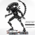 Pikkukuva 4 / 4: Prometheus Aliens Vs Predator Space Aliens Figuuri Mech malli Rakennus palikoita tiilet lelut lapsille