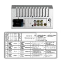 Pikkukuva 3 / 7: Stereo 7 tuumaa auto radio 2DIN kosketus näyttö auto Multimedia Bluetooth USB TF FM Radio Autoradio MP5 soitin