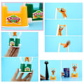 Miniatyrbillede 7 af 7: Funny Wind Up Legetøj Novelty Abe Somersaults Clockwork Legetøj Gymnastik Spil til børn