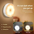 Miniatyrbild 3 av 9: PIR Motion Sensor LED Natt Ljus USB Uppladdningsbar Natt Lampa