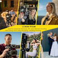 Pikkukuva 3 / 6: Ammattilainen Langaton Lavalier Mikrofoni Live Haastattelu Vlogi valokuvaus Langaton mikrofoni