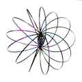 Pikkukuva 7 / 8: Flow lelu Magic Fidget Ring Toroflux Amazing Flow Ring lelut Kinetic jousi lelu