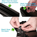 Miniatyrbild 5 av 8: 6 bitar Universal Instant Fix Zipper 3 Sizes Repair Kit