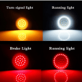 Miniatyrbilde 5 av 8: 4 STK 1157 Bullet 2 tommer Switchback LED Front Sving Signal Lys Pærer For Harley Davidson